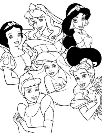 رسومات تلوين ديزني