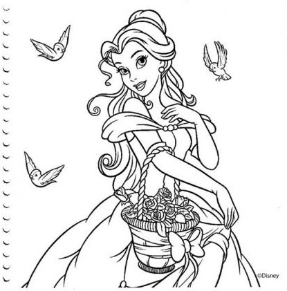 رسومات تلوين ديزني