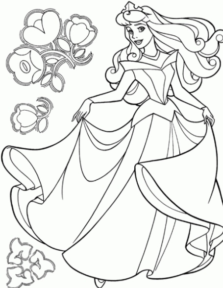 رسومات تلوين ربانزل