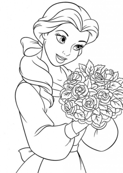 رسومات تلوين ربانزل
