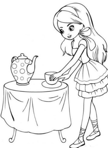 رسومات تلوين ربانزل