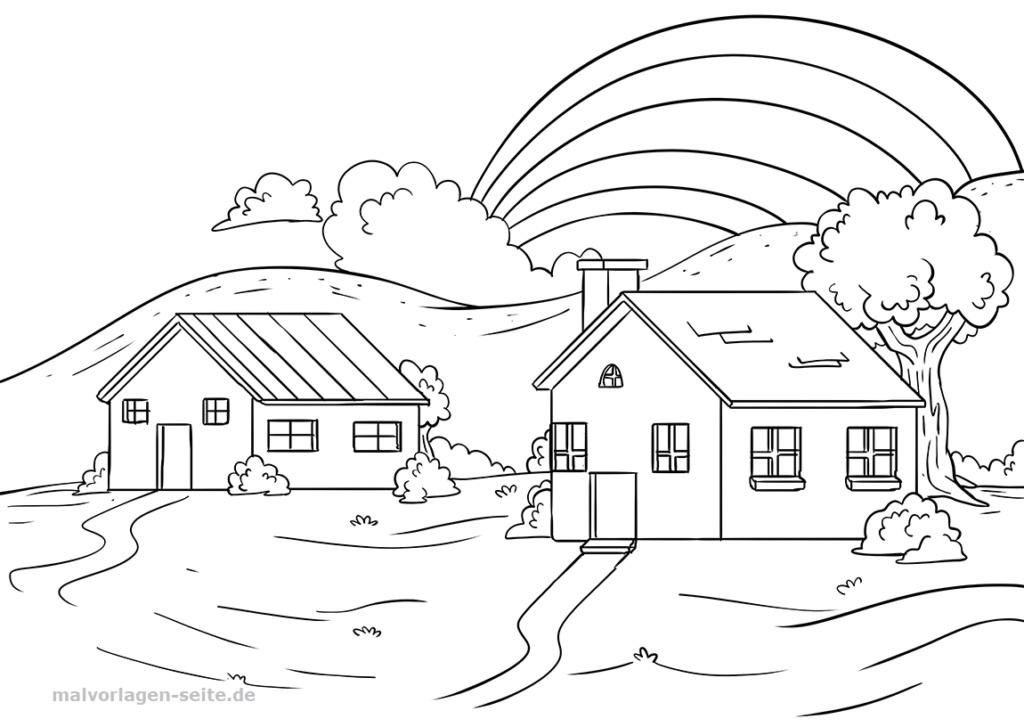 رسومات تلوين طبيعة