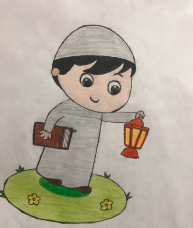 رسومات تلوين فانوس رمضان