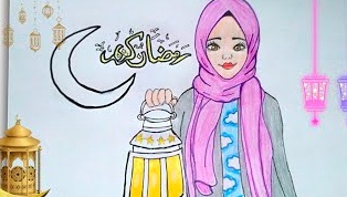 رسومات تلوين فانوس رمضان