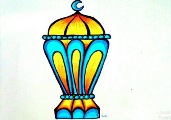 رسومات تلوين فانوس رمضان