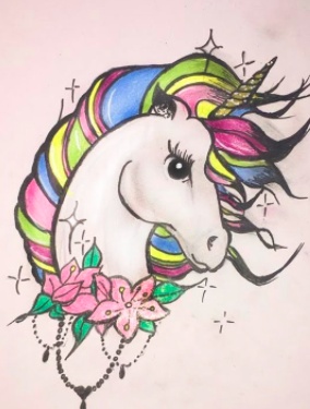 رسومات تلوين يونيكورن