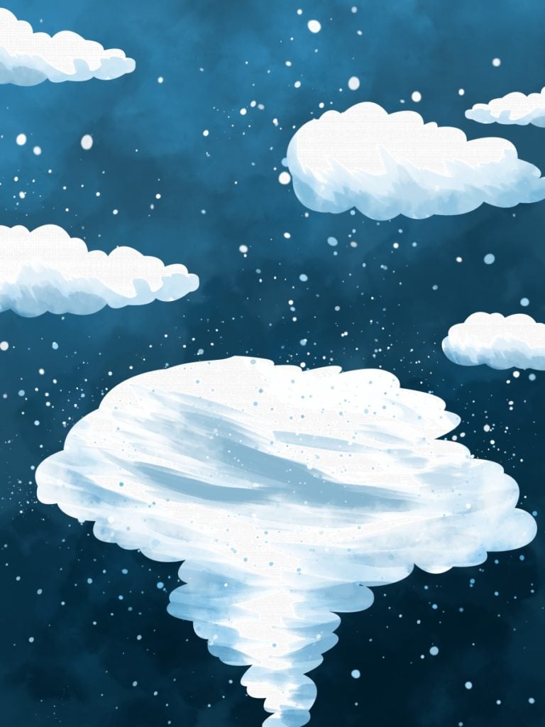 رسومات غيوم للتلوين