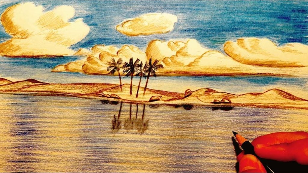 رسومات للتلوين بالالوان الحارة والباردة