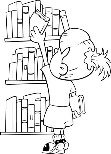 رسومات للتلوين عن المدرسة