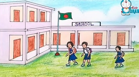 رسومات للتلوين عن المدرسة