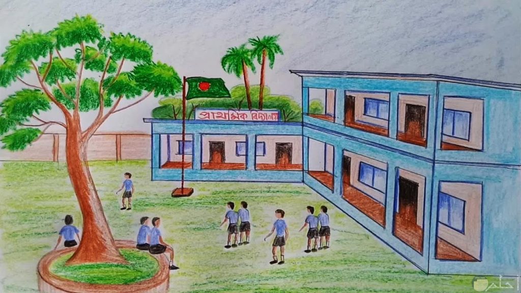 رسومات للتلوين عن المدرسة