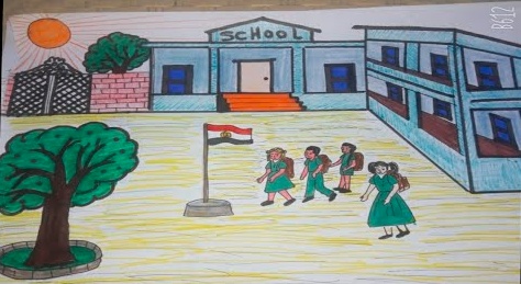 رسومات للتلوين عن المدرسة