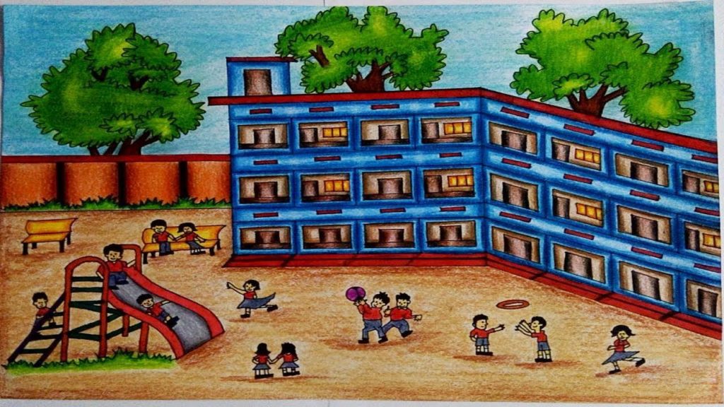 رسومات للتلوين عن المدرسة