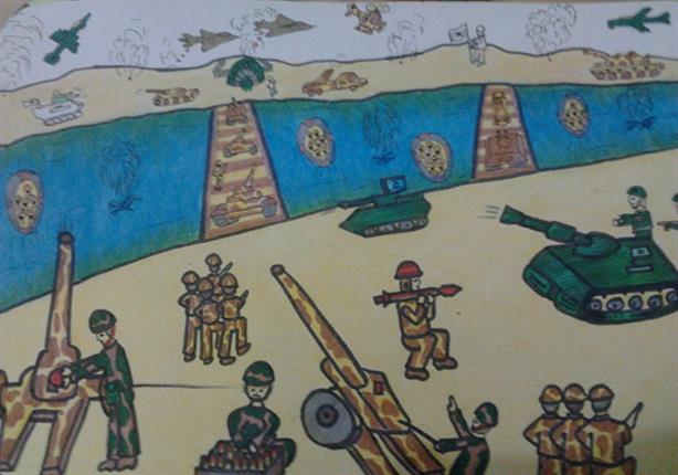 رسومات للتلوين عن حرب اكتوبر