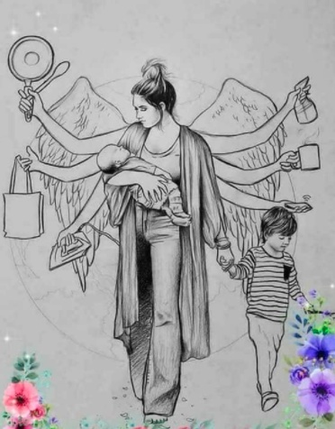 رسومات للتلوين عن دور المراة فى المجتمع
