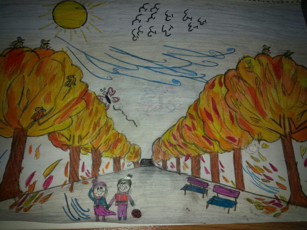 رسومات للتلوين عن فصل الخريف