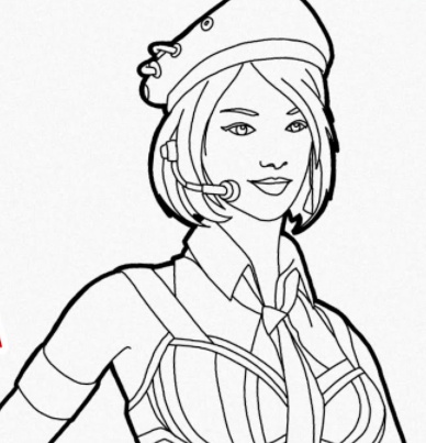 رسومات للتلوين فري فاير