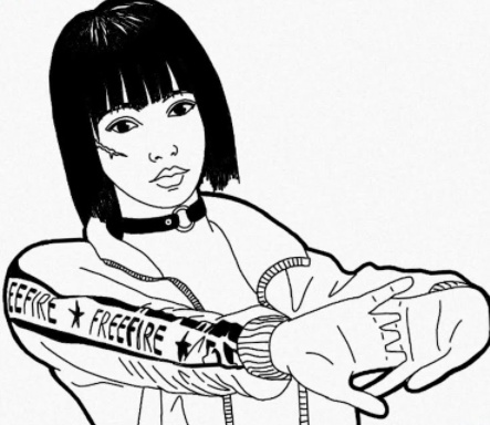 رسومات للتلوين فري فاير