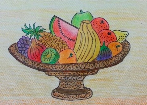 رسومات للتلوين فواكه