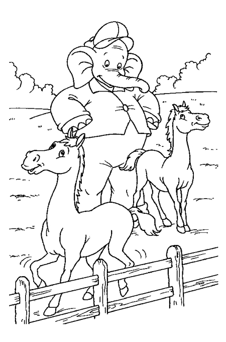 رسومات للتلوين لاطفال الروضة