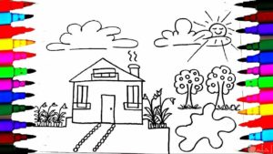 رسومات للتلوين لاطفال الروضة