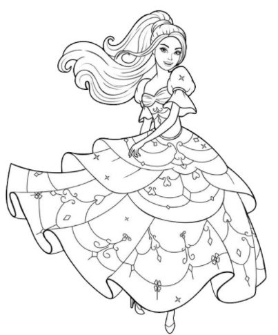 رسومات للتلوين ماشا والدب