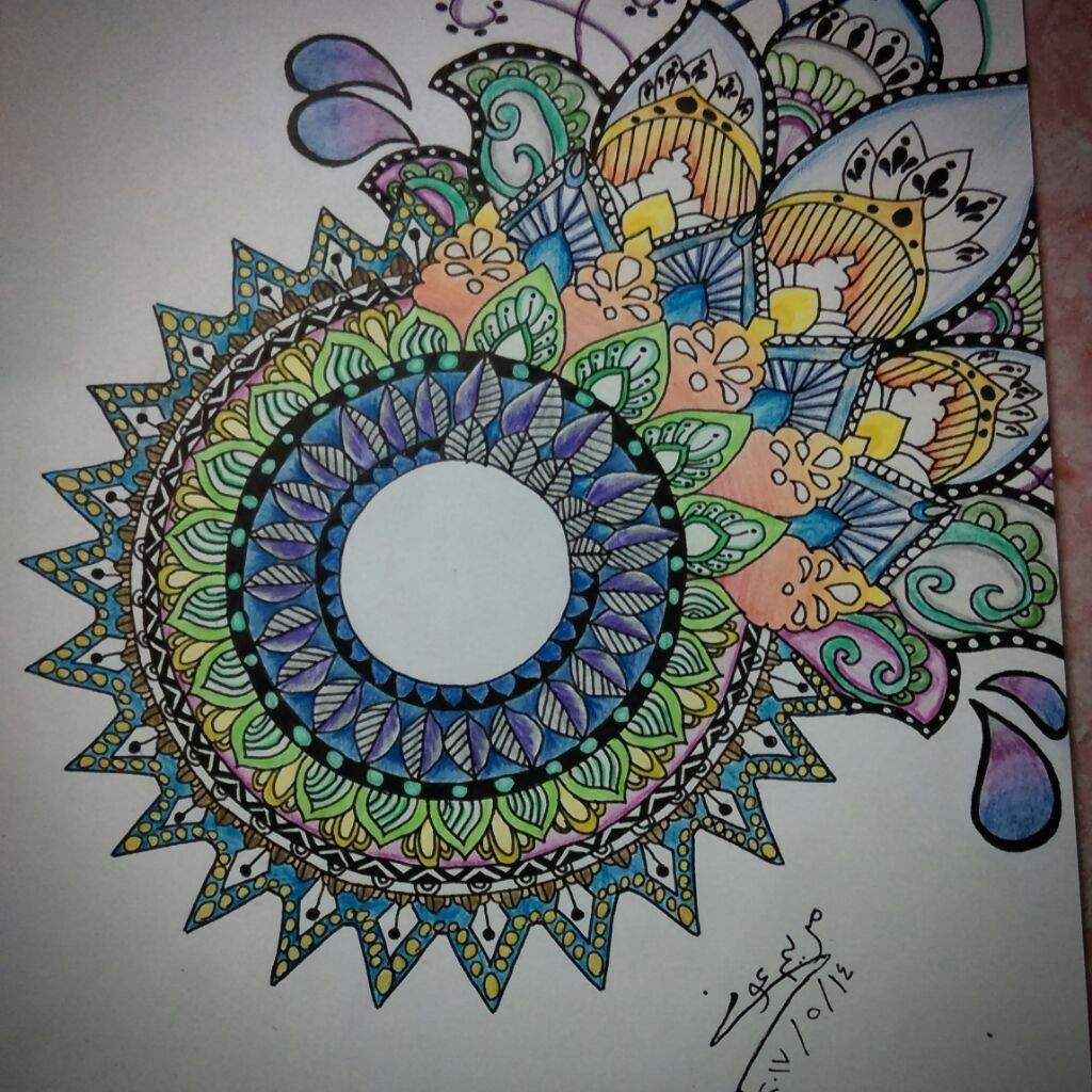 رسومات للتلوين مانديلا