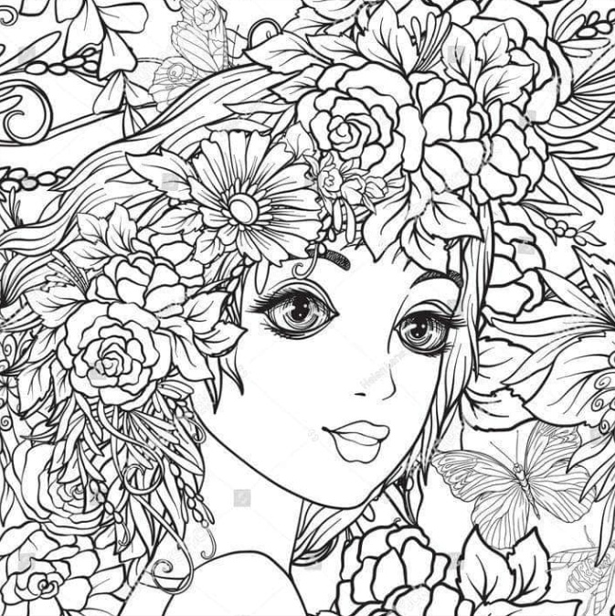 رسومات للتلوين مانديلا