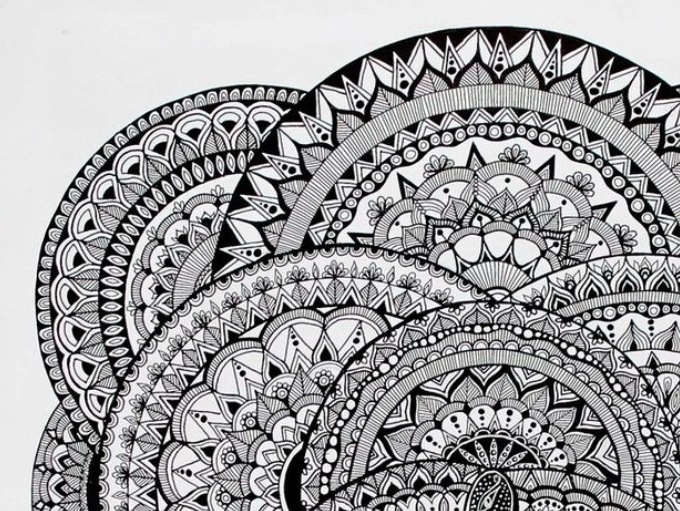 رسومات للتلوين مانديلا