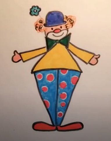 رسومات للتلوين مهرج