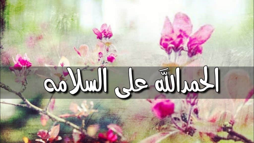 رمزيات الحمد لله على السلامه
