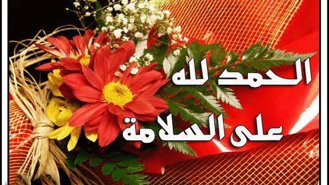 صورة رمزيات الحمد لله على السلامه