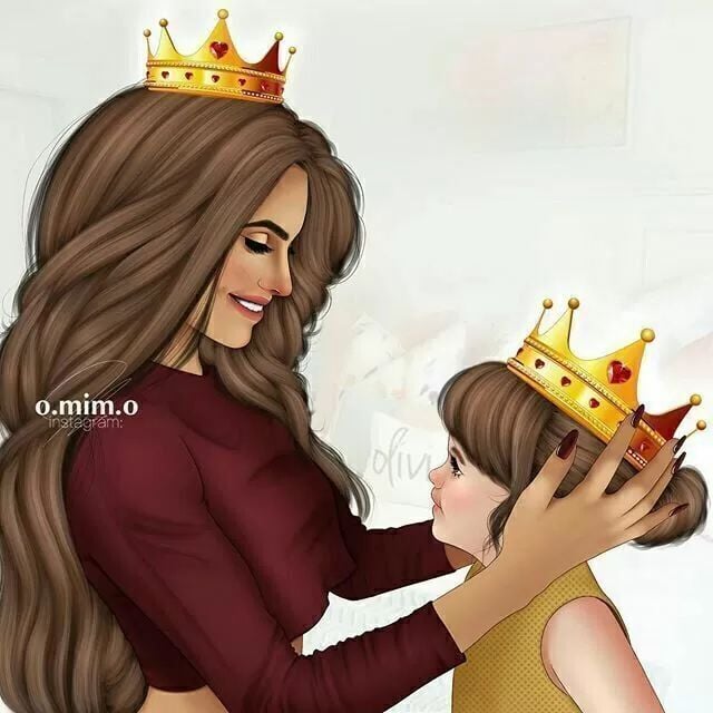 رمزيات ام وبنتها كيوت