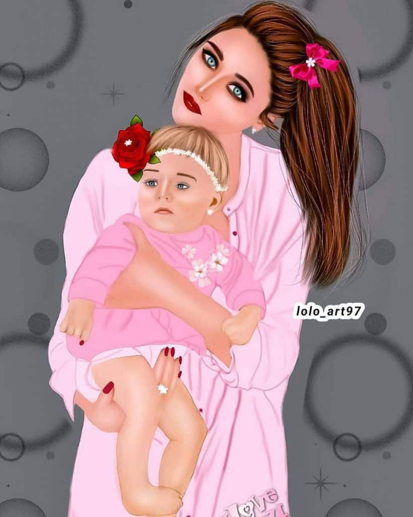 رمزيات ام وبنتها كيوت