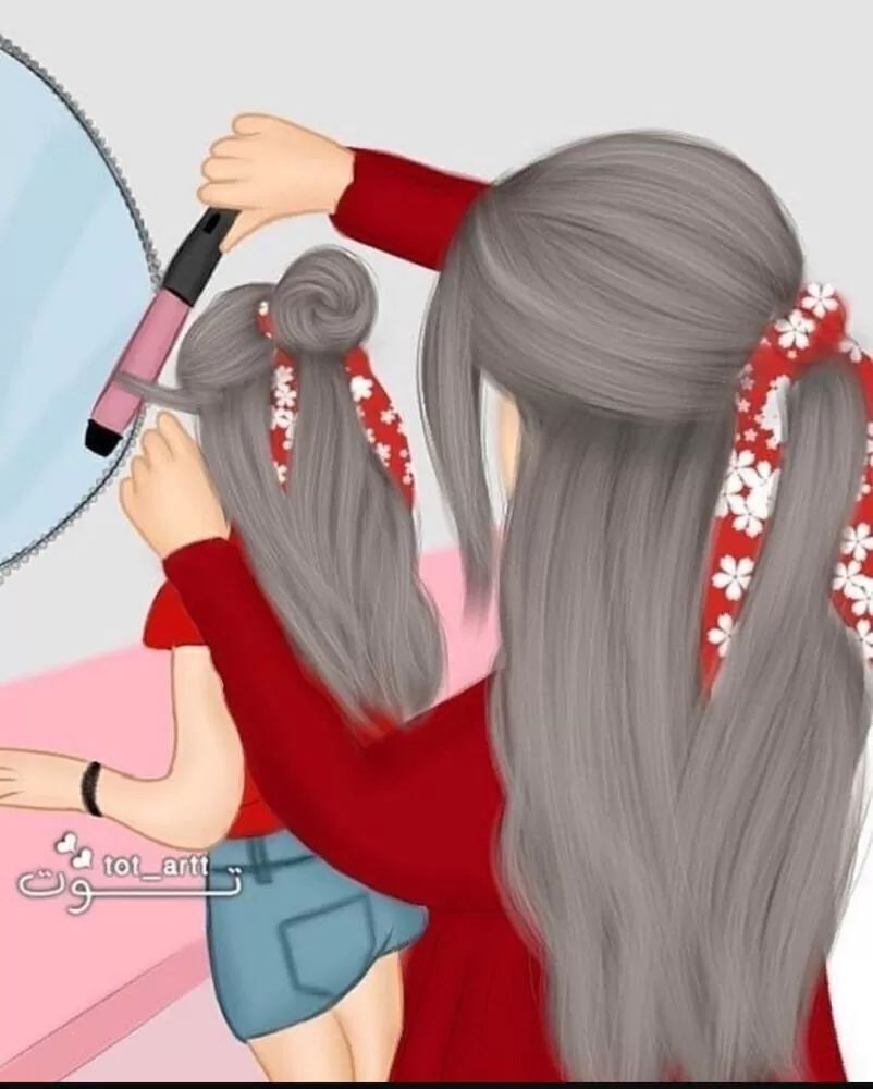 رمزيات ام وبنتها مكتوب عليها