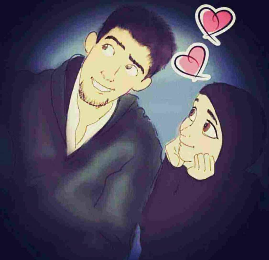 رمزيات رومانسية كرتونية