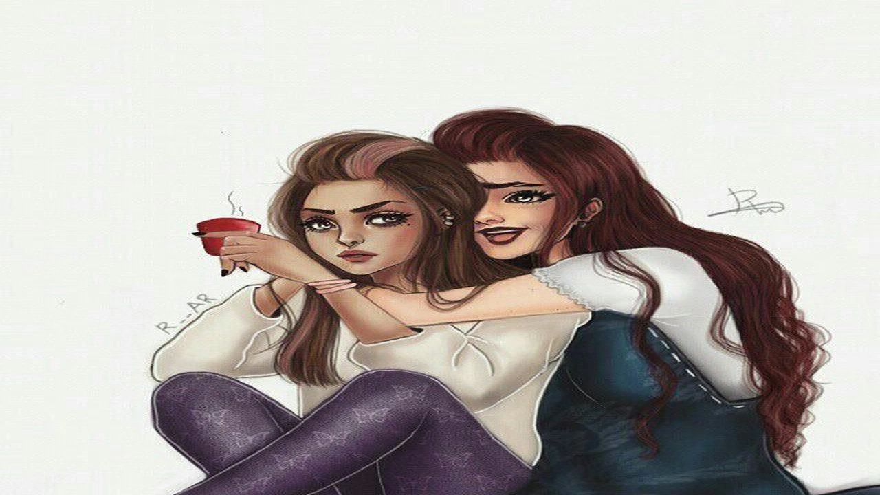 صورة رمزيات صديقات كيوت كرتون