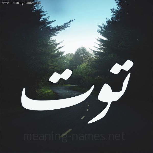 زخرفة اسم توته