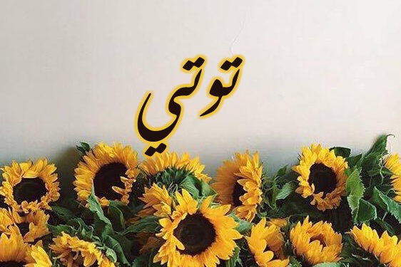زخرفة اسم توته