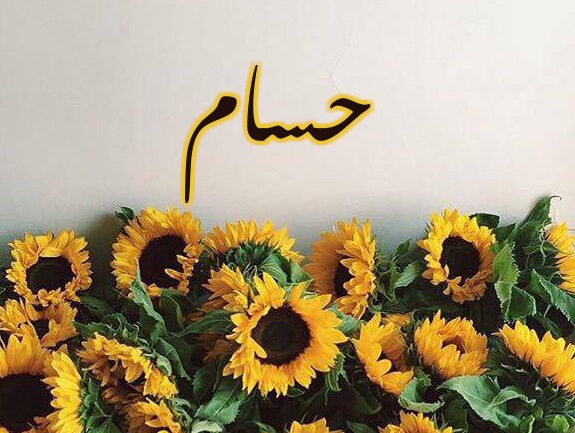 زخرفة اسم حسام