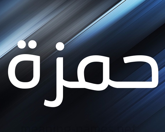 زخرفة اسم حمزة