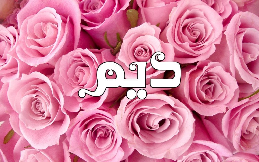 زخرفة اسم ديم