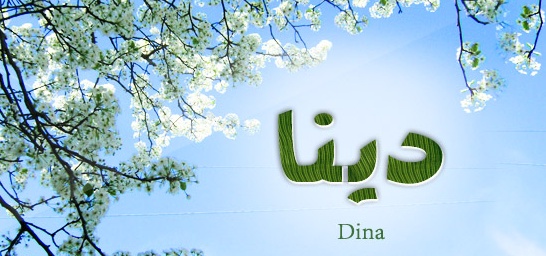 زخرفة اسم دينا