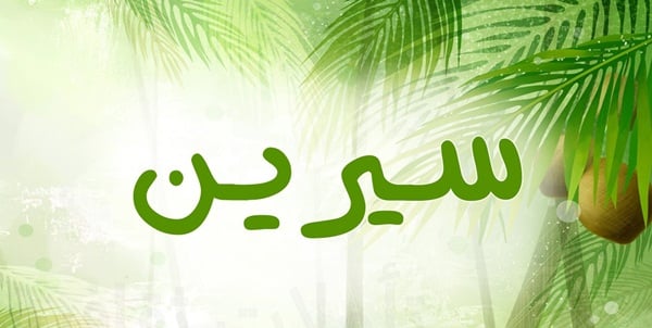زخرفة اسم سيرين