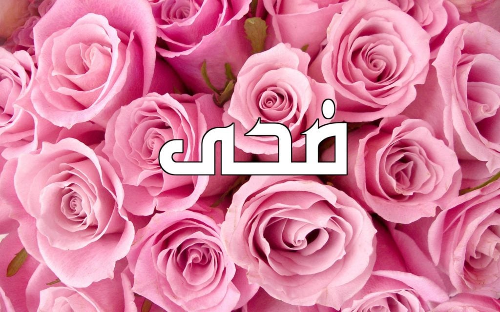 زخرفة اسم ضحى