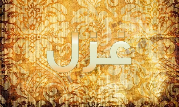 زخرفة اسم غزل