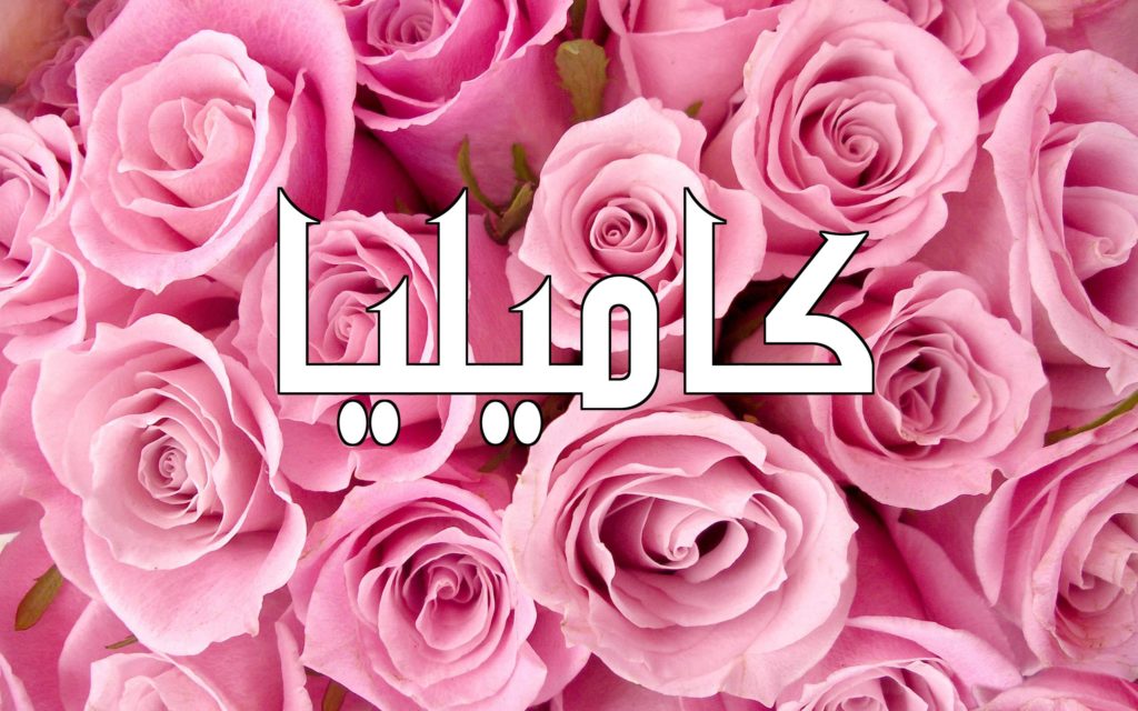 زخرفة اسم كاميليا