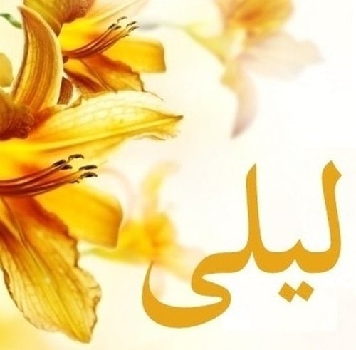 زخرفة اسم ليلى