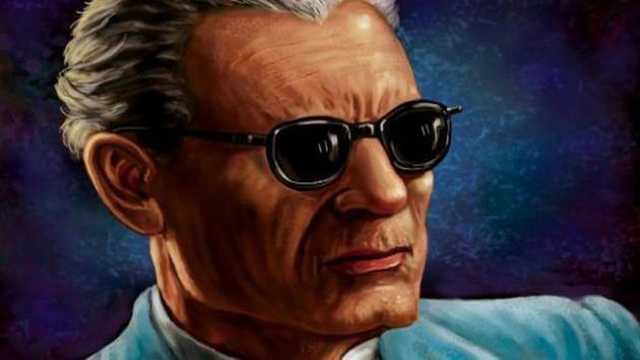 صورة سيرة ذاتية عن طه حسين بالانجليزي