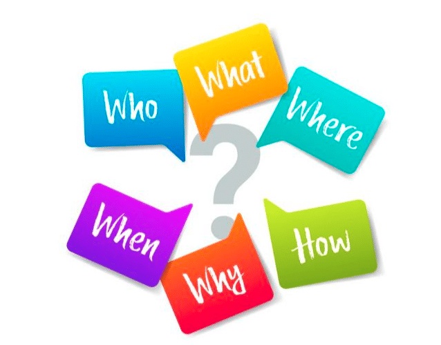 شرح ادوات السؤال في اللغة الانجليزية